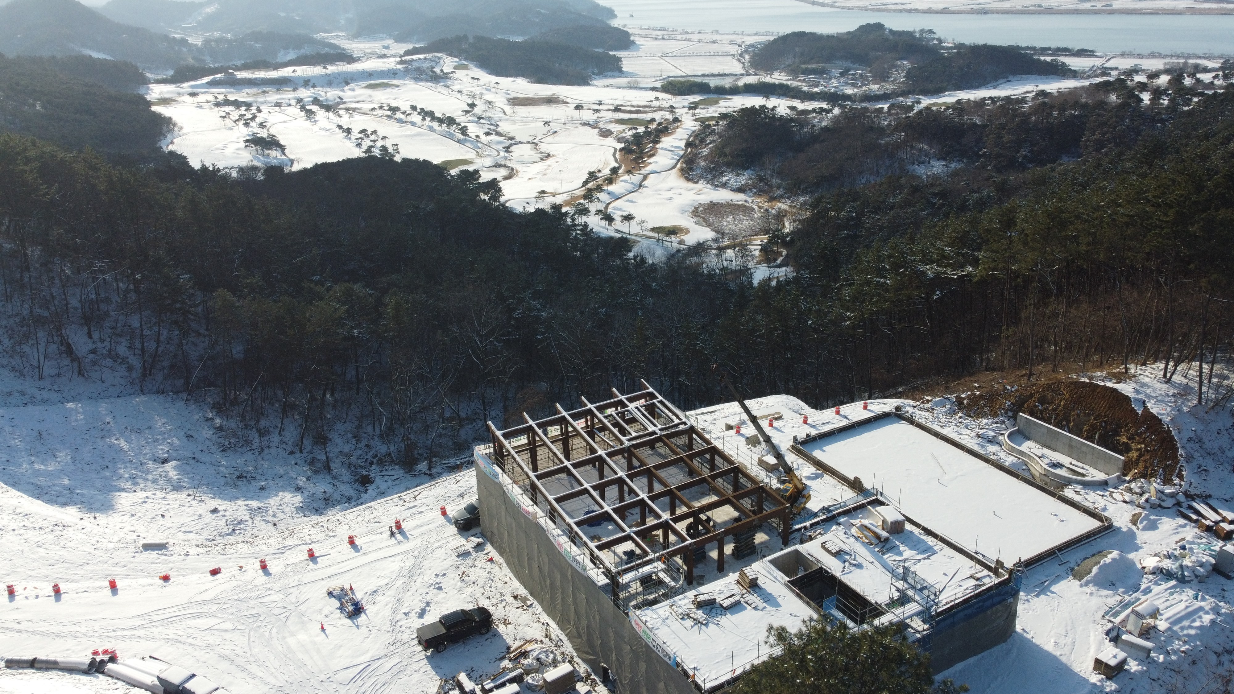 익산 웅포 국립 산림치유센터 조성공사 현장 사진 4